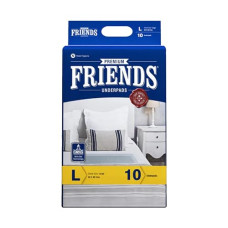 Deals, Discounts & Offers on  - Friends Premium Underpads, Large 60 X 90 cm, Super Absorbent Polymer & Soft Surface, 10s Pack