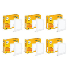 Deals, Discounts & Offers on  - wipro Garnet 12W Square LED Alpha Panel | Warm White Light (2700K) | Recessed Down Light