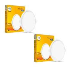 Deals, Discounts & Offers on  - wipro Garnet 6W Round LED Wave Infinity Panel | Neutral White Light (4000K) | Rimless Panel with Ultra-Slim Design | Recessed Down Light