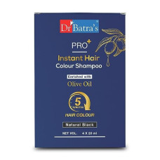 Deals, Discounts & Offers on Beauty Care - Dr Batra's PRO Instant Hair Colour Shampoo Natural Black, Actively enriched with Olive Oil,Henna & Amla extracts, Shampoo