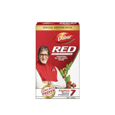 Deals, Discounts & Offers on  - Dabur Red Toothpaste - 750g (250gx3) Special Edition Pack | World's No.1 Ayurvedic Paste | Fluoride Free | Helps in Bad Breath Treatment, Cavity Protection, Plaque Removal | For Whole Mouth Health | Power of 13 Potent Ayurvedic Herbs
