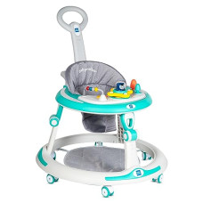 Deals, Discounts & Offers on Baby Care - Mee Mee Premium Baby Walker 7 Point Height Adjustment,Parent Push Handle, Light Music Stimulation with Toy Tray Compact Portable (Green)
