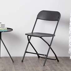 Deals, Discounts & Offers on Furniture - Home Centre Emma Metal Folding Chair - Black