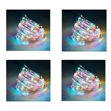 Deals and Offers on - tu casa DW-419 - LED Copper Wire String Light Battery Operated - 3 Mtrs - Multi - Set of 4 Deals, Discounts & Offers on - tu casa DW-419 - LED Copper Wire String Light Battery Operated - 3 Mtrs - Multi - Set of 4