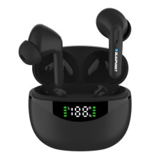 Deals, Discounts & Offers on Headphones - Blaupunkt Newly Launched BTW20 PRO Bluetooth Truly Wireless In-Ear Earbuds with Deep Bass I30 Hrs Playtime*I Built-in MicI LED Digital Battery DisplayI TurboVolt Charging I IPX5 Sweat Resistant(Black)