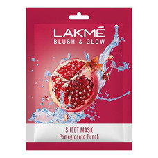 Deals and Offers on Beauty Care - Lakme Blush & Glow Pomegranate Sheet Mask, Soothing, Hydrating, 25 ml Deals, Discounts & Offers on Beauty Care - Lakme Blush & Glow Pomegranate Sheet Mask, Soothing, Hydrating, 25 ml