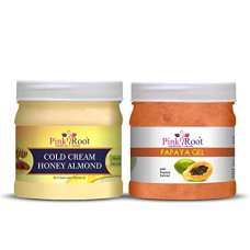 Deals and Offers on - Pink Root Honey Almond Cold Cream 500gm with Papaya Gel 500gm Deals, Discounts & Offers on - Pink Root Honey Almond Cold Cream 500gm with Papaya Gel 500gm