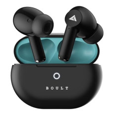 Deals, Discounts & Offers on Headphones - Boult Audio [Just Launched] K40 True Wireless in Ear Earbuds with 48H Playtime, 4* Mics ENC, 45ms Low Latency Gaming, Made in India, 13mm Bass Drivers Ear Buds Bluetooth Wireless TWS (Electric Black)