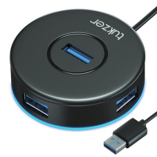 Deals and Offers on - Tukzer 4-Ports USB A to USB 3.0 HUB with High-Speed Data Transfer & Fast Charging| Compatible Deals, Discounts & Offers on - Tukzer 4-Ports USB A to USB 3.0 HUB with High-Speed Data Transfer & Fast Charging| Compatible