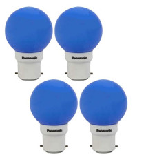 Deals, Discounts & Offers on  - Panasonic 0.5 Watt Night Light Spherical LED Bulb Base B22 (Blue, Pack of 4)