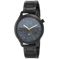 Deals, Discounts & Offers on Women - Fastrack Road Trip Analog Multi-Colour Dial Women's Watch-NN6188NM01/NN6188NM01 Stainless Steel, Black Strap