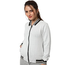 Deals, Discounts & Offers on Women - Campus Sutra Womens Cotton Jacket Relaxed Fit For Casual Wear | Full Sleeve | Latest Stylish Wear Cotton Jacket Crafted With Comfort Fit And High Performance For Everyday Wear