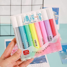 Deals, Discounts & Offers on Stationery - Ssm India Bold Colors Doodle Pen Children'S Colorful Marker Pen Magical Water Painting Pen Easy -To-Wipe Dry Erase Whiteboard Pen Doodle Water Floating Pen, Water Doodle Pen - Set Of 8 Pens