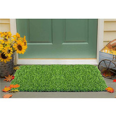 Deals, Discounts & Offers on  - Status Artificial Grass Floor Door Mat in Home Kitchen Office Entrance Mats (12 x 18 Inch)