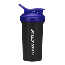 Deals and Offers on - Amazon Brand - Symactive Leakproof Unbreakable Sports Shaker Bottle with Strainer, Anti Odour Large Spout, Flip Lid & Handle, BPA-Free (Color: Black/Blue, 700 ml),Plastic Deals, Discounts & Offers on - Amazon Brand - Symactive Leakproof Unbreakable Sports Shaker Bottle with Strainer, Anti Odour Large Spout, Flip Lid & Handle, BPA-Free (Color: Black/Blue, 700 ml),Plastic