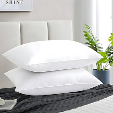 Deals, Discounts & Offers on  - Microfiber Soft White Pillows - Set of 2 | Perfect Pillows