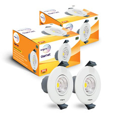 Deals, Discounts & Offers on  - wipro Garnet 3W Round LED Mini Spotlight |COB Spotlight for Ceiling|Red Color | Adjustable Design | Recessed Tiltable Downlighter