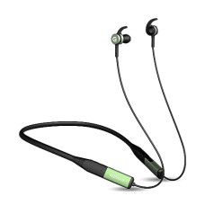 Deals, Discounts & Offers on Headphones - GIZMORE MN219 in-Ear Bluetooth Neckband with ENC Mode I Type-C Quick Charge I Upto 40 Hours Playback I Deep Bass I IPX4 Water Resistant I Voice Assistant (Green)