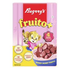 Deals, Discounts & Offers on  - Bagrrys Fruito+ 350g, Mixed Fruit Flavour Kids Multigrain (Jowar, Oats, Wheat, Rice) Breakfast Cereal| No Maida, No Preservatives, No Colours| High in Protein| High Fibre