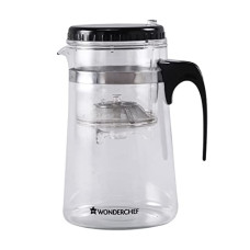 Deals and Offers on - Wonderchef Misaki Tea Infuser Borosilicate Glass 750 ml Deals, Discounts & Offers on - Wonderchef Misaki Tea Infuser Borosilicate Glass 750 ml