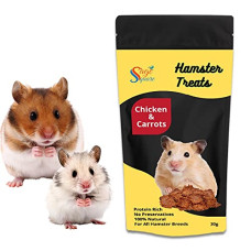 Deals and Offers on - Sage Square Chicken & Carrot Hamster Treat, Crunchy Protein Rich Snack 30g Deals, Discounts & Offers on - Sage Square Chicken & Carrot Hamster Treat, Crunchy Protein Rich Snack 30g