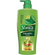 Deals, Discounts & Offers on  - Dabur Vatika Health Shampoo - 640ml | With 7 natural ingredients | For Smooth, Shiny & Nourished Hair | Repairs Hair damage, Controls Frizz | For All Hair Types | Goodness of Henna & Amla