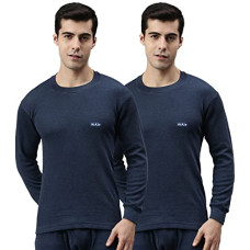 Deals, Discounts & Offers on Laptops - [Sizes XS, 3XL, 4XL] BLAZE Pack of 2 Men's Round Neck Full Sleeves Premium Thermal Top