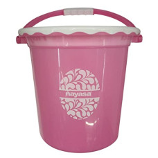 Deals, Discounts & Offers on Home Improvement - Nayasa Plastic Crest Bucket (Multi Colour, 13L)