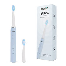 Deals, Discounts & Offers on  - beatXP Buzz Electric Toothbrush For Adults with 2 Brush Heads & 3 Cleaning Modes|Rechargeable Electric Toothbrush with 2 Minute Timer & Quadpacer|19000 Strokes/min with Long Battery Life (Blue)