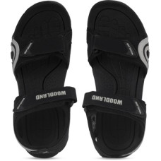Deals, Discounts & Offers on Men - WOODLANDMen Black Casual Sandal