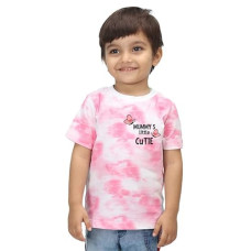 Deals, Discounts & Offers on Baby Care - Nusyl Infants Mummy's Cutie Printed Tie & Dye Tshirt -NUITDTSH0059