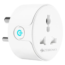 Deals, Discounts & Offers on  - Zebronics ZEB-SP110, smart Wi-Fi plug compatible with google assistant & alexa, supports upto 10A and comes with a dedicated APP that features Scheduled Control.
