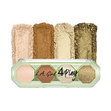 Deals, Discounts & Offers on Beauty Care - L.A.Girl- 4Play Eyeshadow - Cowgirl | Formulated with matte, shimmer and foil finishes | Highly pigmented and easy to apply | 3.2 gm