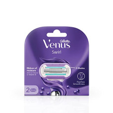 Deals, Discounts & Offers on Health & Personal Care - Gillette Venus Swirl | Hair Removal Women Razor Blades/Refills/Cartridges | 2 Pcs | 5 Bladed