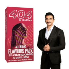 Deals, Discounts & Offers on Sexual Welness - Bold Care 404 All-In-One Multi-Flavour Condoms Pack - 2 x 5 Assorted condoms in each pack - 10 Count (Pack of 1)
