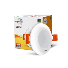 Deals and Offers on - Wipro Garnet 3W LED Mini Downlight | Blue | Compact Design with 120 Beam Angle | Recessed Down Light Deals, Discounts & Offers on - Wipro Garnet 3W LED Mini Downlight | Blue | Compact Design with 120 Beam Angle | Recessed Down Light