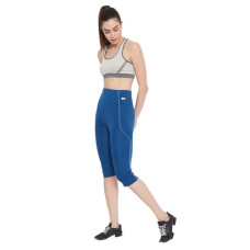 Deals, Discounts & Offers on Women - Clovia Women's Polyester Snug Fit Active Capri Tights