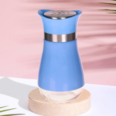 Deals, Discounts & Offers on  - Kuber Industries Salt Shaker Box | Stainless Steel Pepper Shaker Box | Chilli Flakes Seasoning Sprinkler Box | Namak Daani | Dining Table Masala Box Dabbi | Blue
