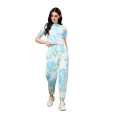 Deals, Discounts & Offers on Women - Regolith Designer Saree Women's Cotton Lycra Printed & Knitted Round Neck night suits for women | Printed Top and Pyjama Set for Women | night dresses