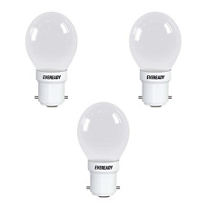 Deals, Discounts & Offers on  - Eveready LED Deco | 0.5W LED Bulb | Lifespan of Up to 30000 Hours | Instant Start | 1 Year Warranty | Low Maintenance & Energy Efficient | Cool Daylight (6500-7500K) | B22 | White | Pack of 3