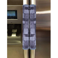 Deals and Offers on - Heart Home 3D Checkered Design PVC 2 Pieces Fridge/Refrigerator Handle Cover (Grey) - CTHH6544, Standard Deals, Discounts & Offers on - Heart Home 3D Checkered Design PVC 2 Pieces Fridge/Refrigerator Handle Cover (Grey) - CTHH6544, Standard