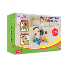 Deals, Discounts & Offers on  - Funskool Giggles - My First Pony, Ride On Toy, Wooden, Ride-on