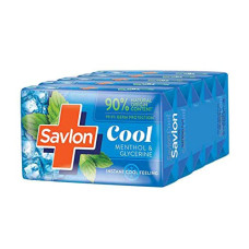 Deals and Offers on - Savlon Cool Soap, with Menthol & Glycerin, 625g (125g - Combo Pack of 5), For All Skin Types Deals, Discounts & Offers on - Savlon Cool Soap, with Menthol & Glycerin, 625g (125g - Combo Pack of 5), For All Skin Types