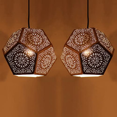 Deals and Offers on - ExclusiveLane Iron Pendant Lights for Ceiling Hanging Lights Pendant Lamp | 'Moroccan Geometry' Hand-Etched Wall Ceiling Lamp Hanging Lamp Deals, Discounts & Offers on - ExclusiveLane Iron Pendant Lights for Ceiling Hanging Lights Pendant Lamp | 'Moroccan Geometry' Hand-Etched Wall Ceiling Lamp Hanging Lamp