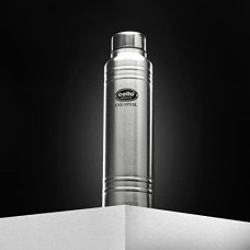Deals and Offers on - CELLO Mileage Stainless Steel Water Bottle, 1000 ml, 1 Unit, Silver Deals, Discounts & Offers on - CELLO Mileage Stainless Steel Water Bottle, 1000 ml, 1 Unit, Silver