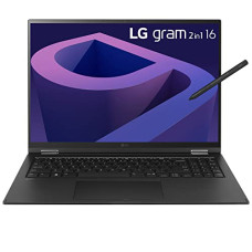 Deals, Discounts & Offers on Laptops - LG Gram16-12th Gen Intel Core Processor i7 Window 11/16 GB/512 GB SSD Win 11 Home IPS Touch with Stylus-WQXGA (2560 * 1600)-Anti Glare Intel Iris Xe Graphics 90WH Battery (Obsidian Black, 1.48 kg)