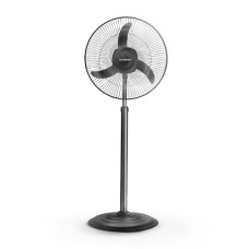 Deals, Discounts & Offers on  - LONGWAY Bolt Black Pedestal Fan, P1 400 mm, Ultra High Speed, 3 Blade, Decorative Star Rated (Black, Pack of 1)