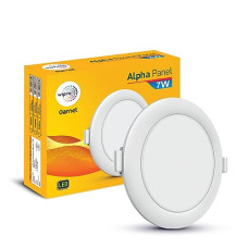 Deals, Discounts & Offers on  - wipro Garnet 7W Round LED Alpha Panel | Warm White Light (2700K) | Recessed Down Light