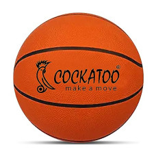 Deals, Discounts & Offers on  - Cockatoo Orange Fury Basketball l Size 7 Professional Indoor-Outdoor Training and Tournament Ball l