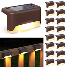 Deals, Discounts & Offers on Outdoor Living  - Solar Deck Lights 16 Pcs, Solar Step Lights Outdoor Waterproof Led Solar Fence Lamp